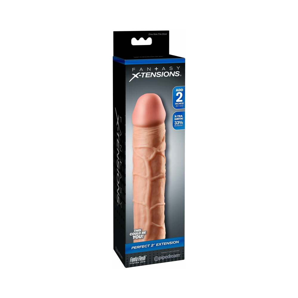 Fantasy X-tensions Perfect 2 in. Extension Beige