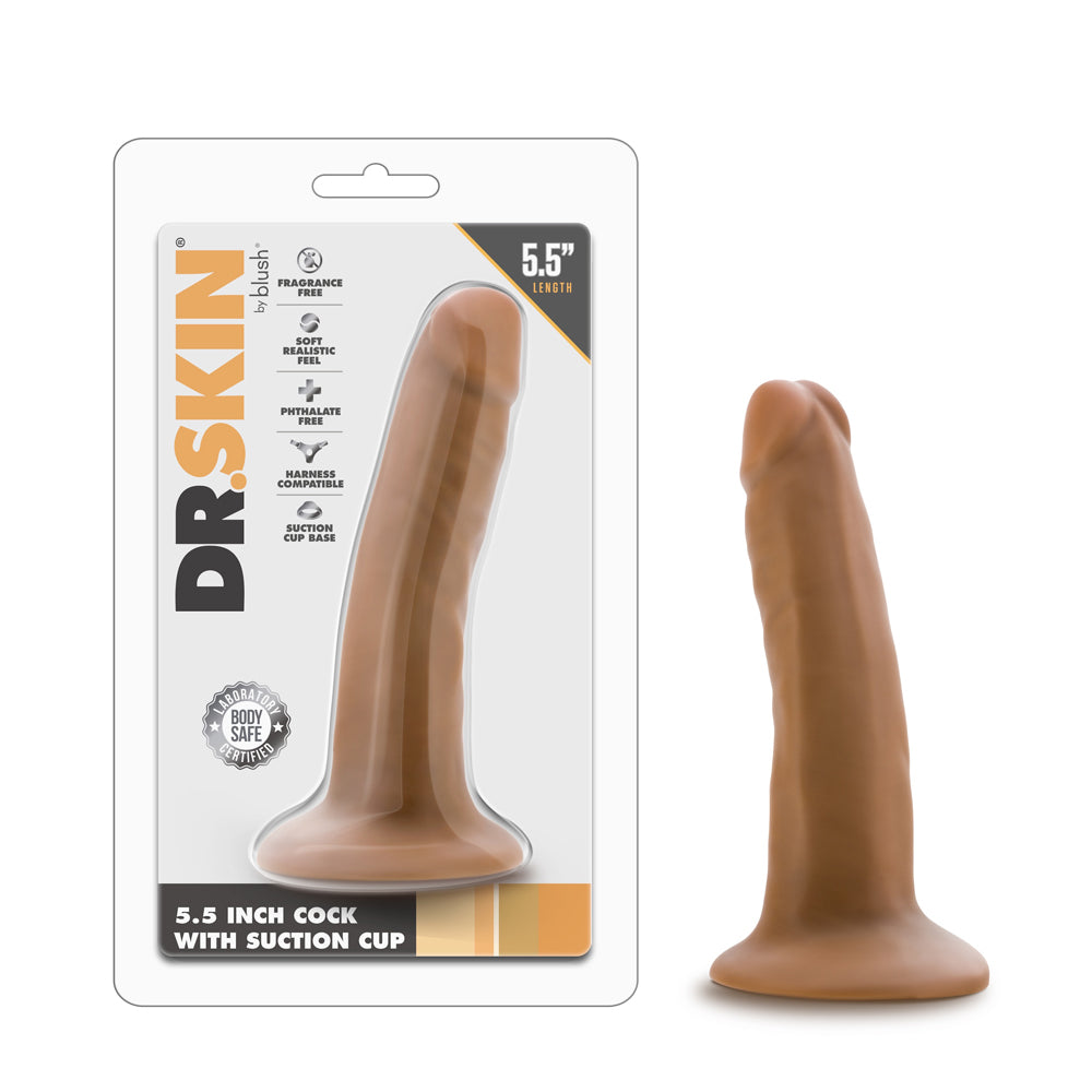 Dr. Skin Realistic 5.5 in. Dildo Tan