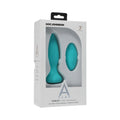 A-Play Thrust Adventurous Rechargeable Silicone Anal Plug with Remote Teal