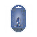 Ouch! Smooth Silicone Anal Plug Small 2.6 in. Metallic Blue