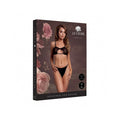 Le Desir Keyhole Mesh Bra with Double Back Straps and Adjustable Sliders Black O/S