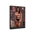 Le Desir Double Strap Garter Belt with Adjustable Sliders Black Queen Size