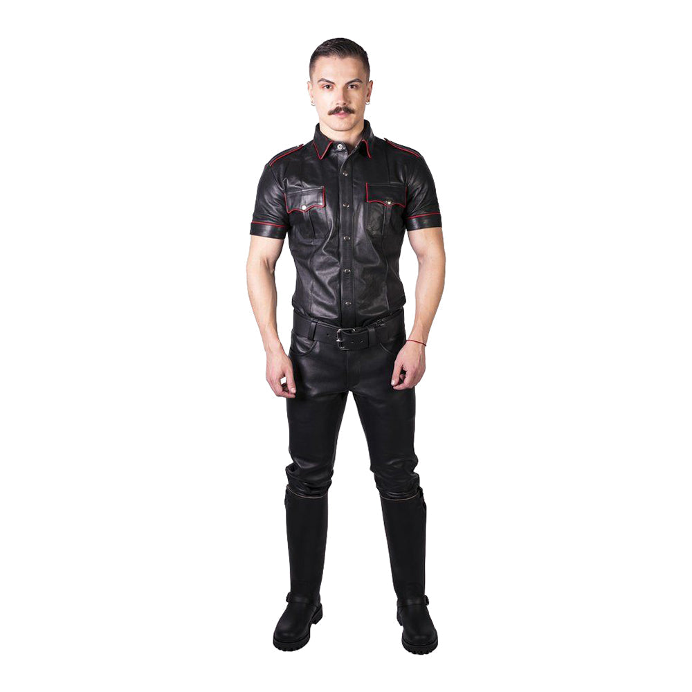 Prowler RED Leather Jeans Black 34 in.