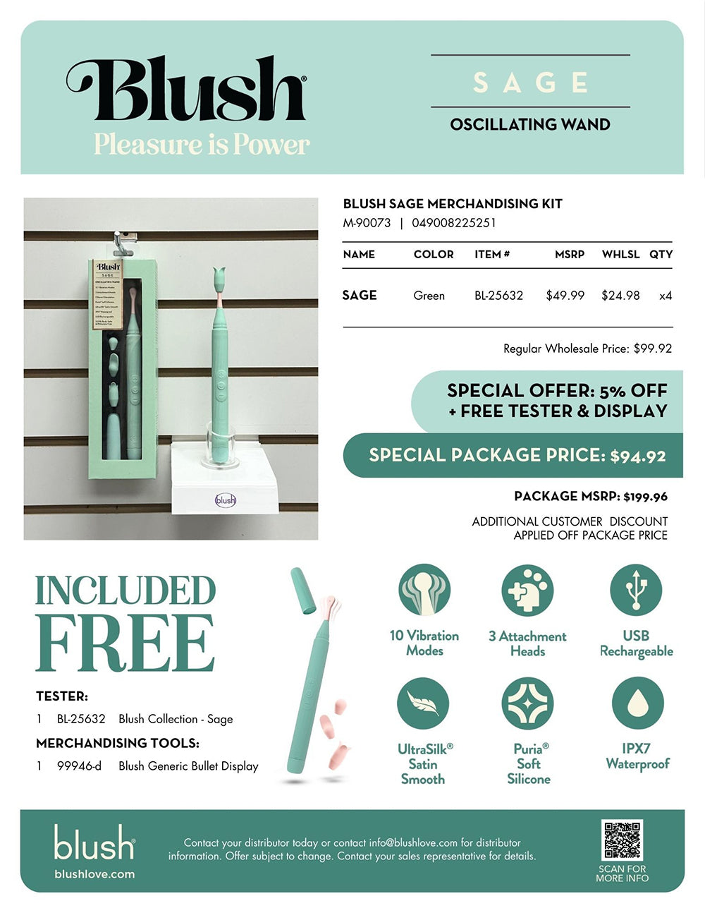 Blush Sage Merchandising Kit